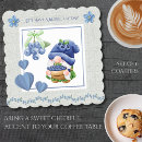 Suche nach blaue blumen untersetzer Cottagecore