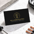 Suche nach moderne elektriker visitenkarten Elektroinstallateur