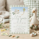 Suche nach gingham einladungen Babyparty