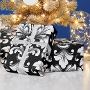 Suche nach eleganter damast geschenkpapier Schwarz