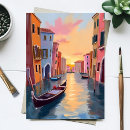 Suche nach venedig gondel postkarten Reise