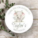 Suche nach baby shower favor aufkleber Danke