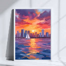 Suche nach stadt skyline poster Reflexion