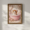 Suche nach katze baden poster Rosa