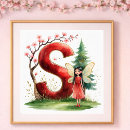 Suche nach buchstabe s poster Baby girl