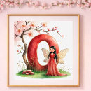 Suche nach buchstabe o poster Rosa