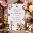 Suche nach rosa pony einladungen Western
