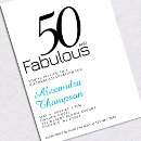 Suche nach fifty and fabulous birthday einladungen Für sie