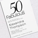 Suche nach fifty and fabulous einladungen Elegante geburtstagsfeier