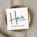 Suche nach hairstylist visitenkarten Friseurin