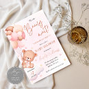 Suche nach plüschtier einladungen Babydusche