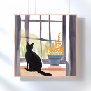 Suche nach katze fenster poster Niedlich