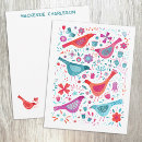Suche nach vögel kleine grußkarten Aquarell