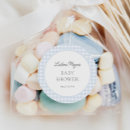 Suche nach baby shower aufkleber Gingham