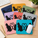 Suche nach zwei herzen mousepads Für sie