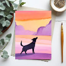 Suche nach schwarze hunde postkarten Aquarell