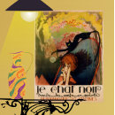 Suche nach le chat noir poster Französisch