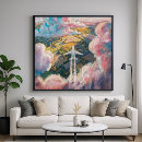 Suche nach flugzeug poster Wolken