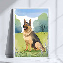 Suche nach schäferhund poster Aquarell