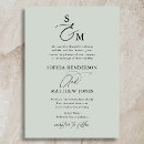 Suche nach mono hochzeit einladungen Elegant
