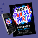 Suche nach paintball geburtstag einladungen Grunge