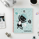 Suche nach weltraum kleine notizbücher Astronautenkatze