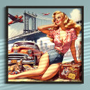 Suche nach blondinen poster Vintage