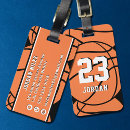 Suche nach basketball gepäckanhänger Orange