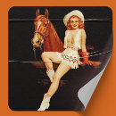 Suche nach cowgirls aufkleber Vintag