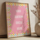 Suche nach rosa gänseblümchen poster Für sie