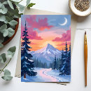 Suche nach schneebedeckt postkarten Sonnenuntergang