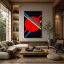 Suche nach blaue kreise poster Abstrakt