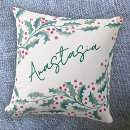 Suche nach stechpalme kissen Aquarell