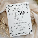 Suche nach vintager 30ter geburtstags einladungen Elegant