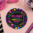 Suche nach retro 80er aufkleber Neon geburtstagsfeier