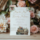 Suche nach vintage reise einladungen Blume