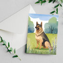 Suche nach deutscher schäferhund karten Aquarell