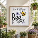 Suche nach bee happy poster Lustig