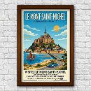 Suche nach mont saint michel poster Vintage