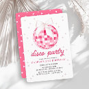 Suche nach disco ball party einladungen Retro