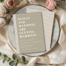 Suche nach gestreifte hochzeit einladungen Minimalistisch