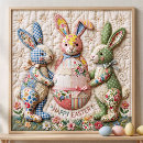 Suche nach vintager osterhase poster Für sie