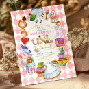 Suche nach alice im wunderland geburtstag einladungen Rosa und gold