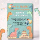 Suche nach dinosaur einladungen Baby boy