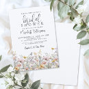 Suche nach wildblumen brautparty einladungen Bride