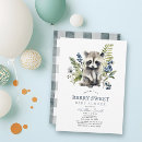 Suche nach waschbär einladungen Blau