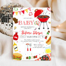 Suche nach q baby einladungen Bbq baby shower
