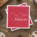 Suche nach weihnachten servietten Rot und weiß