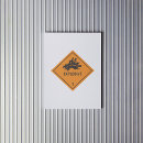 Suche nach sprengstoff aufkleber Gefahr