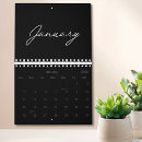 Suche nach und weiße kalender Schwarz und weiß